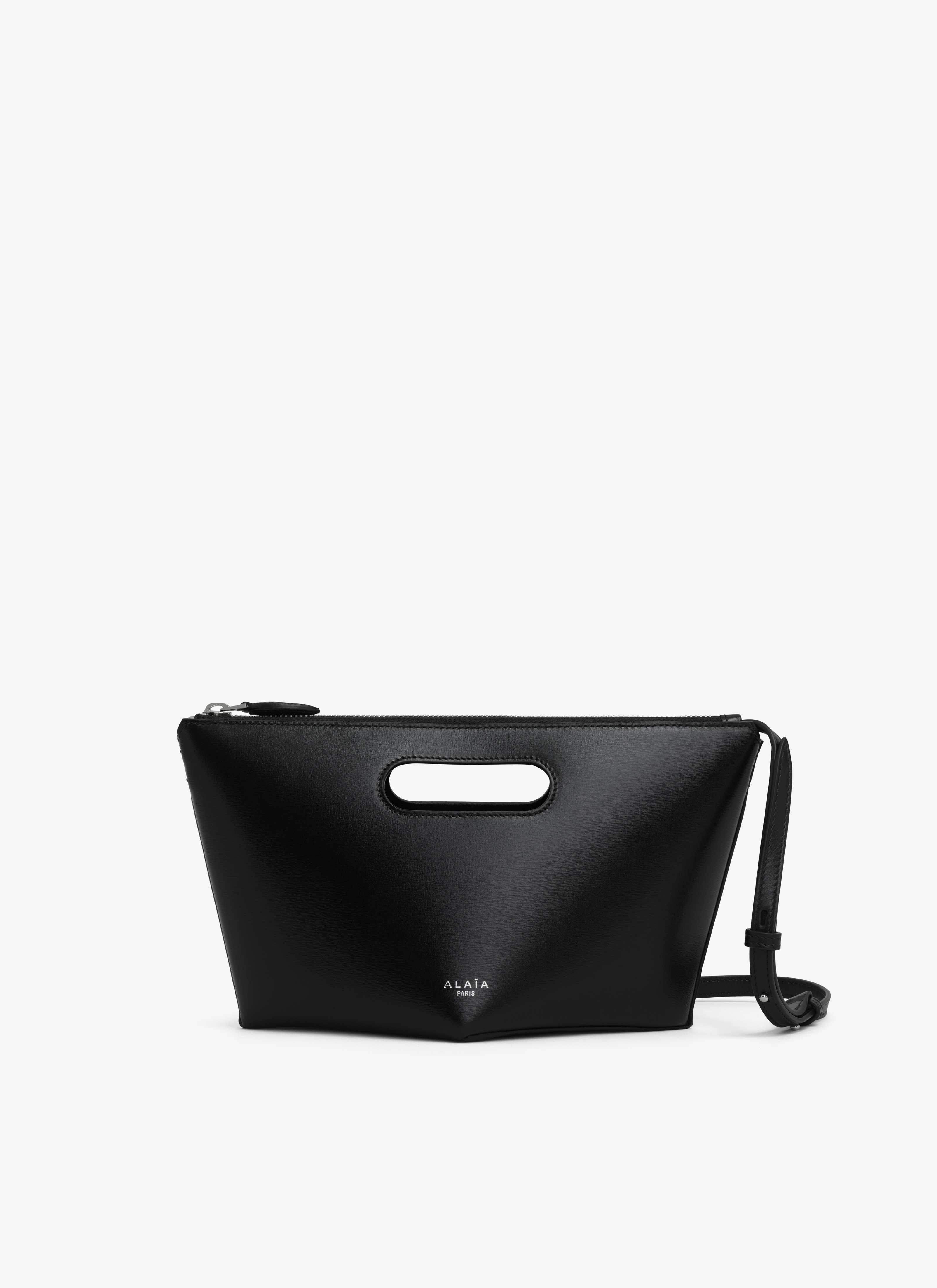 FOLDED ZIPPED BAG IN CALFSKIN - 1