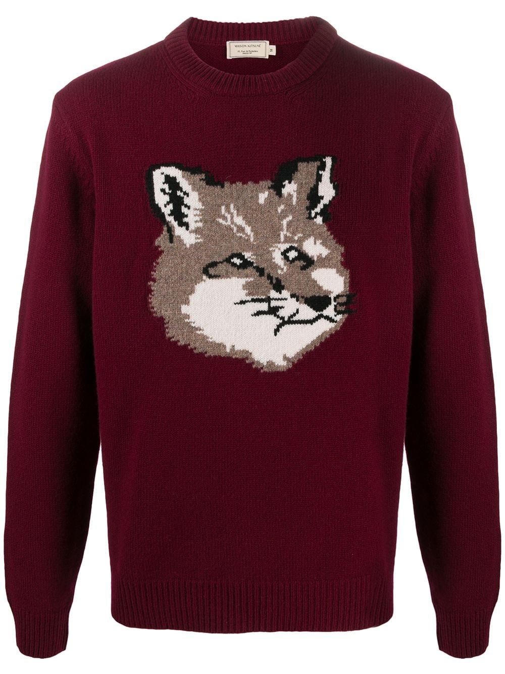 Fox logo embroidered jumper - 1