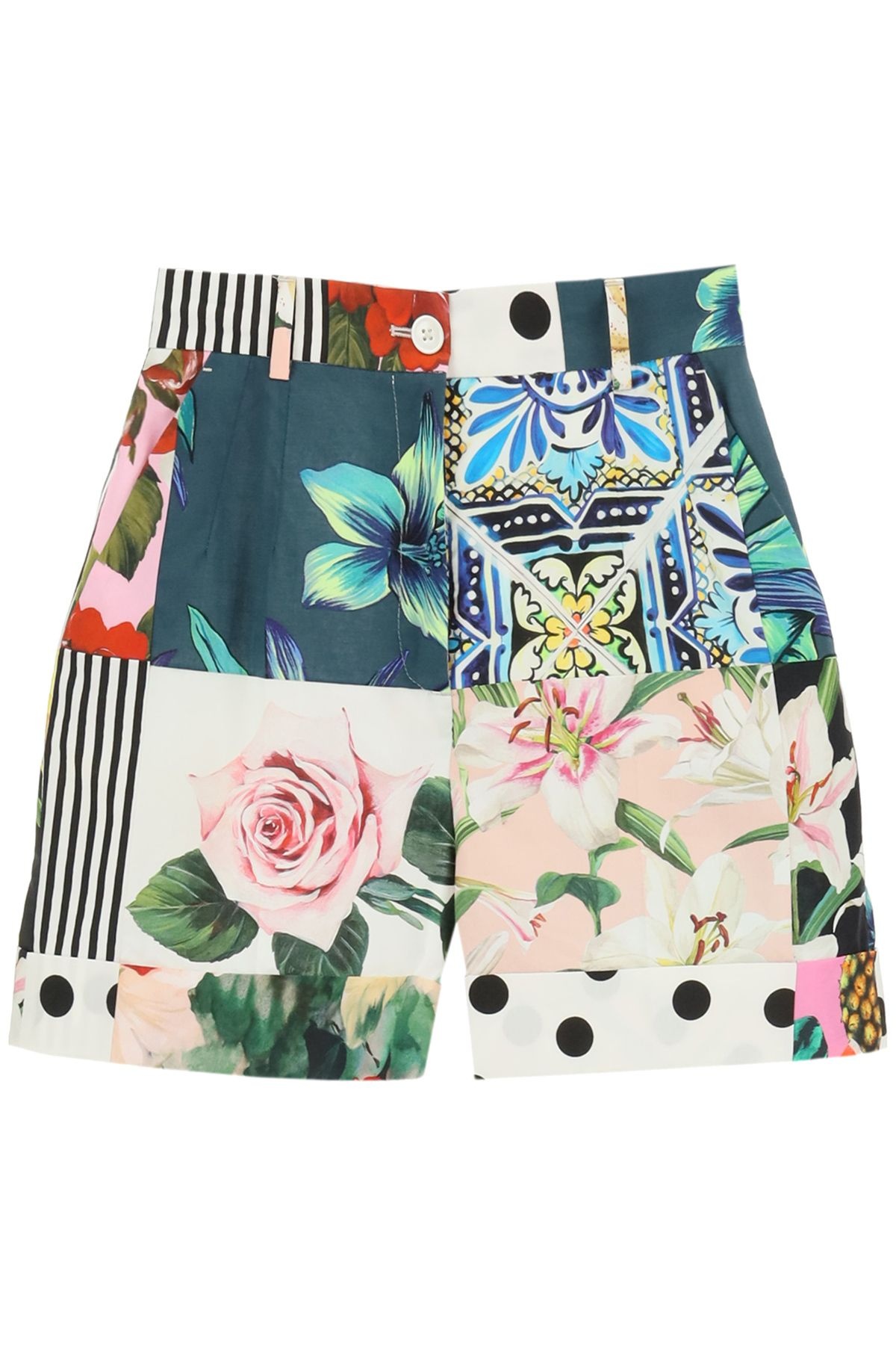 PATCHWORK SHORTS - 1