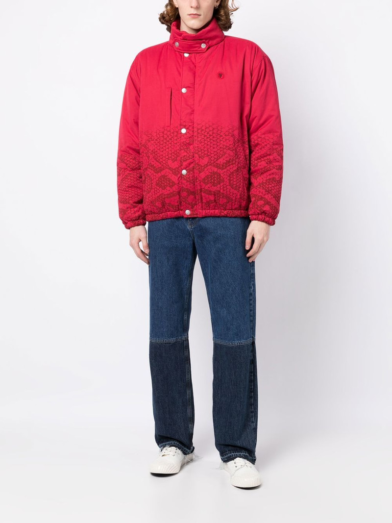 ICECREAM snakeskin-print padded jacket outlook