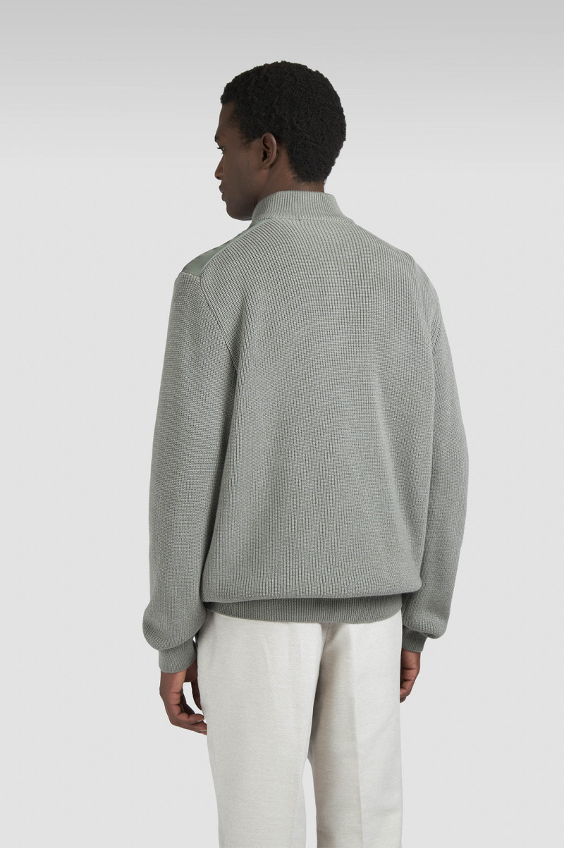 WOOL SILK HALF ZIP SWEATER WITH TYPHOON® SILK 3