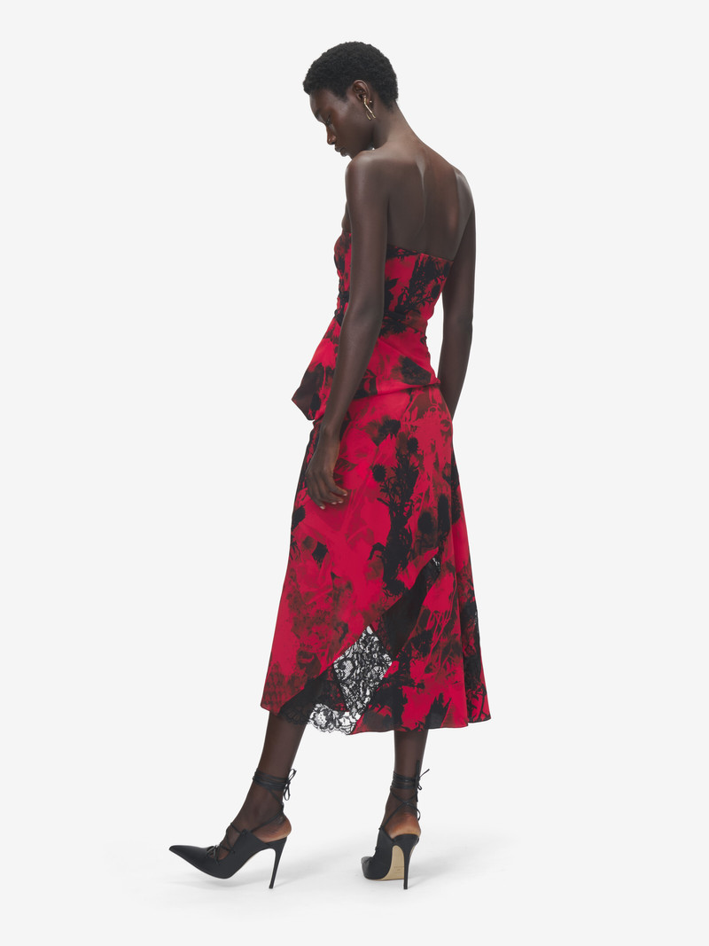 Floral Strapless Top 4