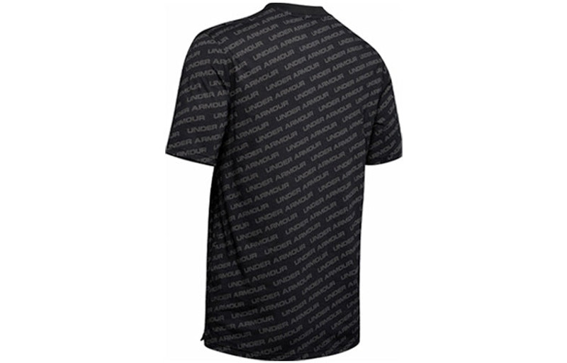 Under Armour Men's Under Armour UA Unstoppable Wordmark Short Sleeve Black T-Shirt 1345563-001 outlook