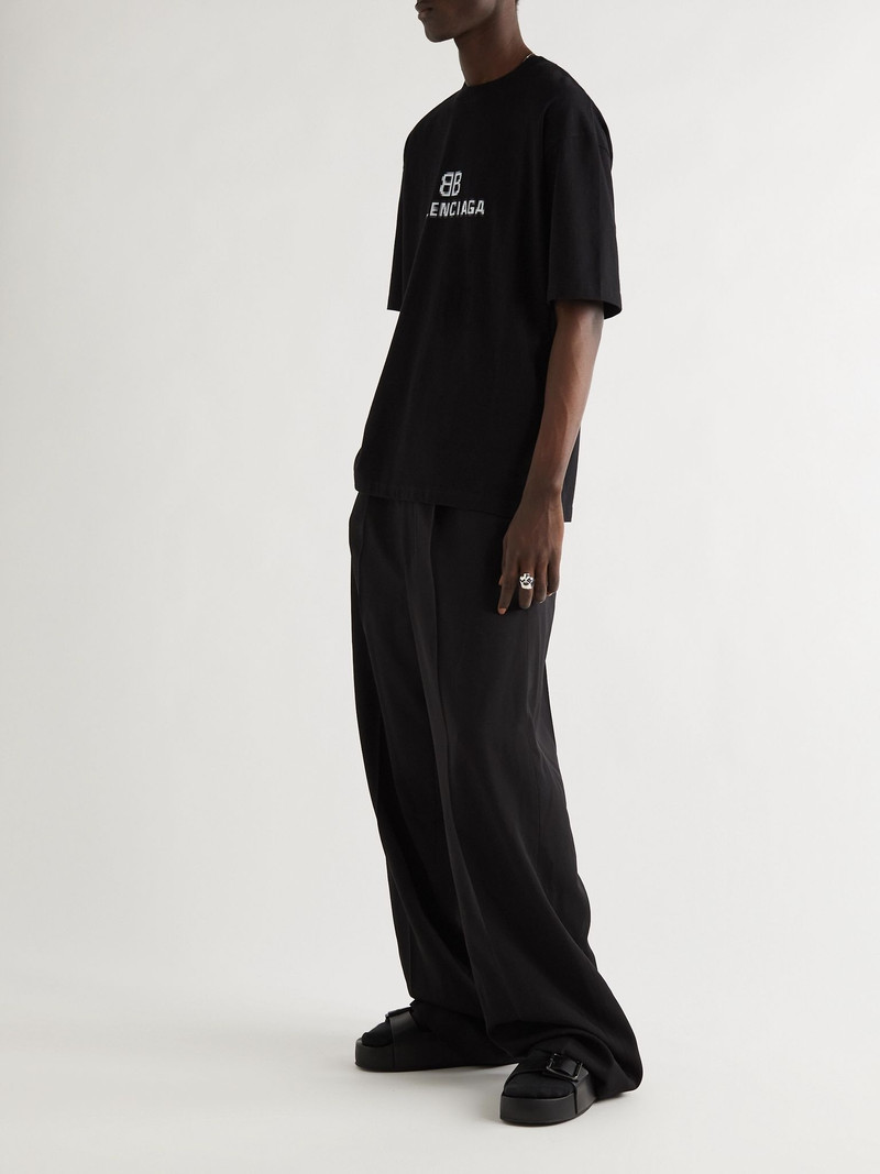 BALENCIAGA Logo-Print Cotton-Jersey T-Shirt outlook