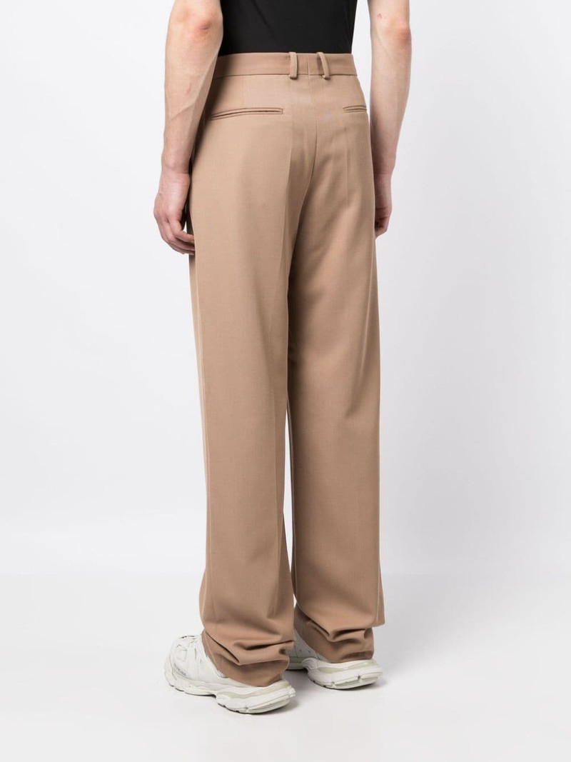 pressed-crease wide-leg trousers 4