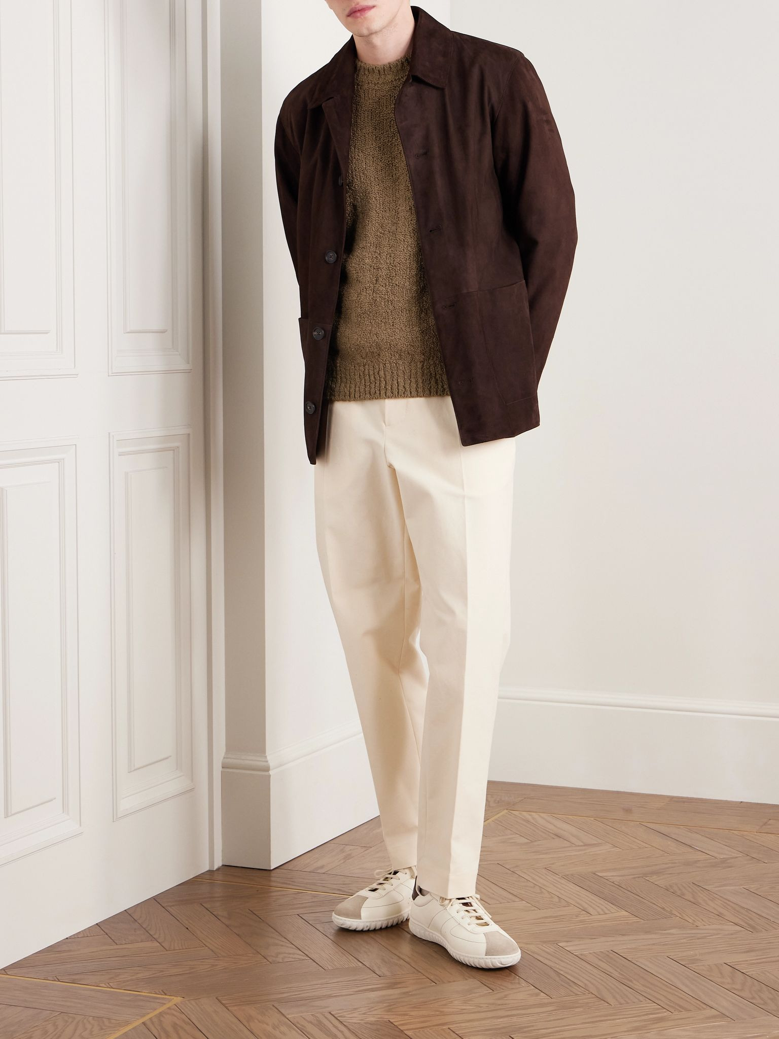Folecchio Cashmere and Silk-Blend Sweater Brown - 2