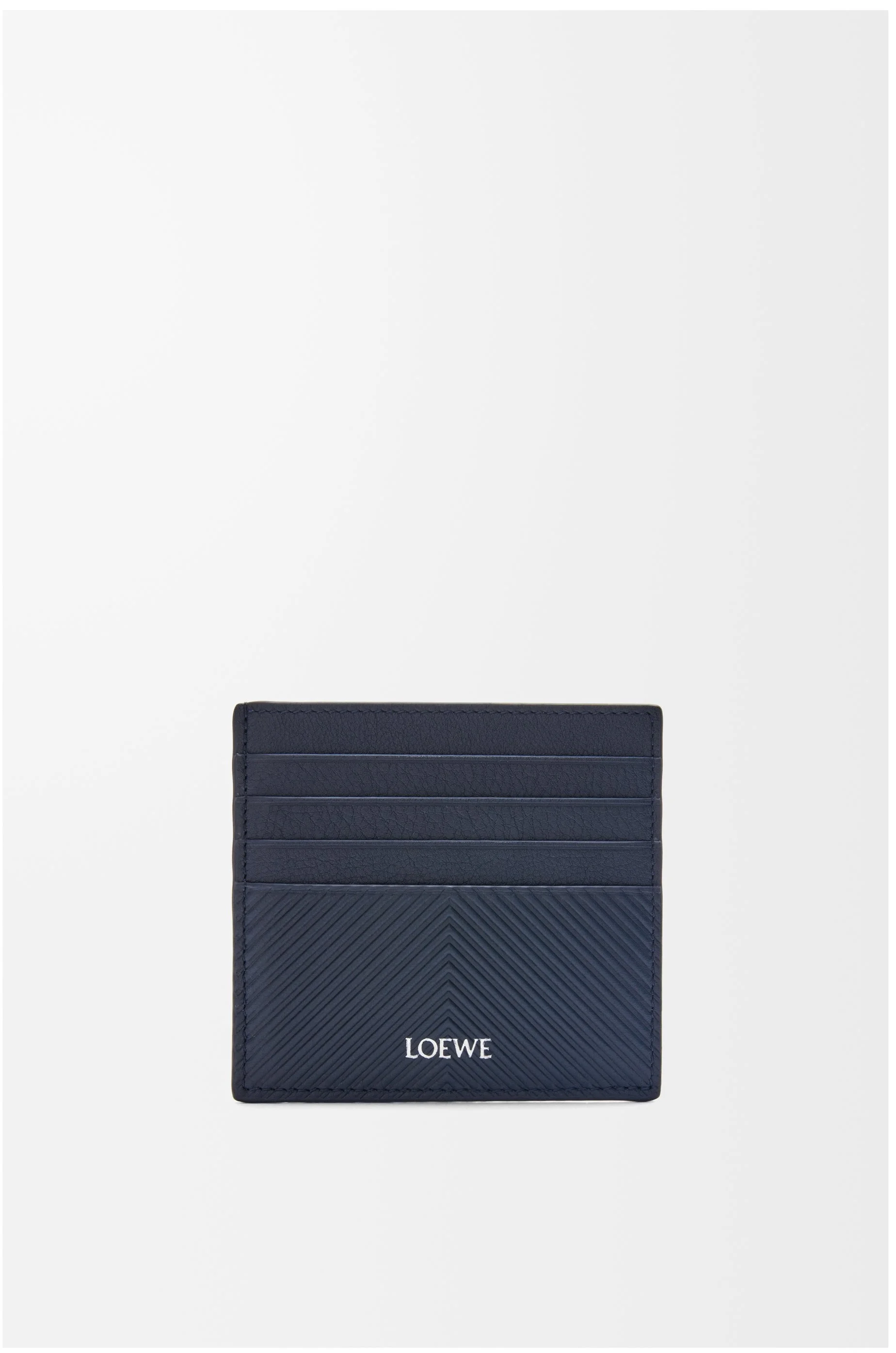 Open cardholder in textured classic calfskin - 1