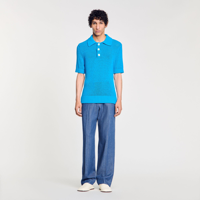 Sandro KNIT POLO SHIRT outlook