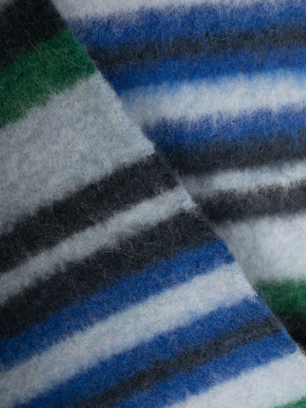 fringed colour-block scarf - 3