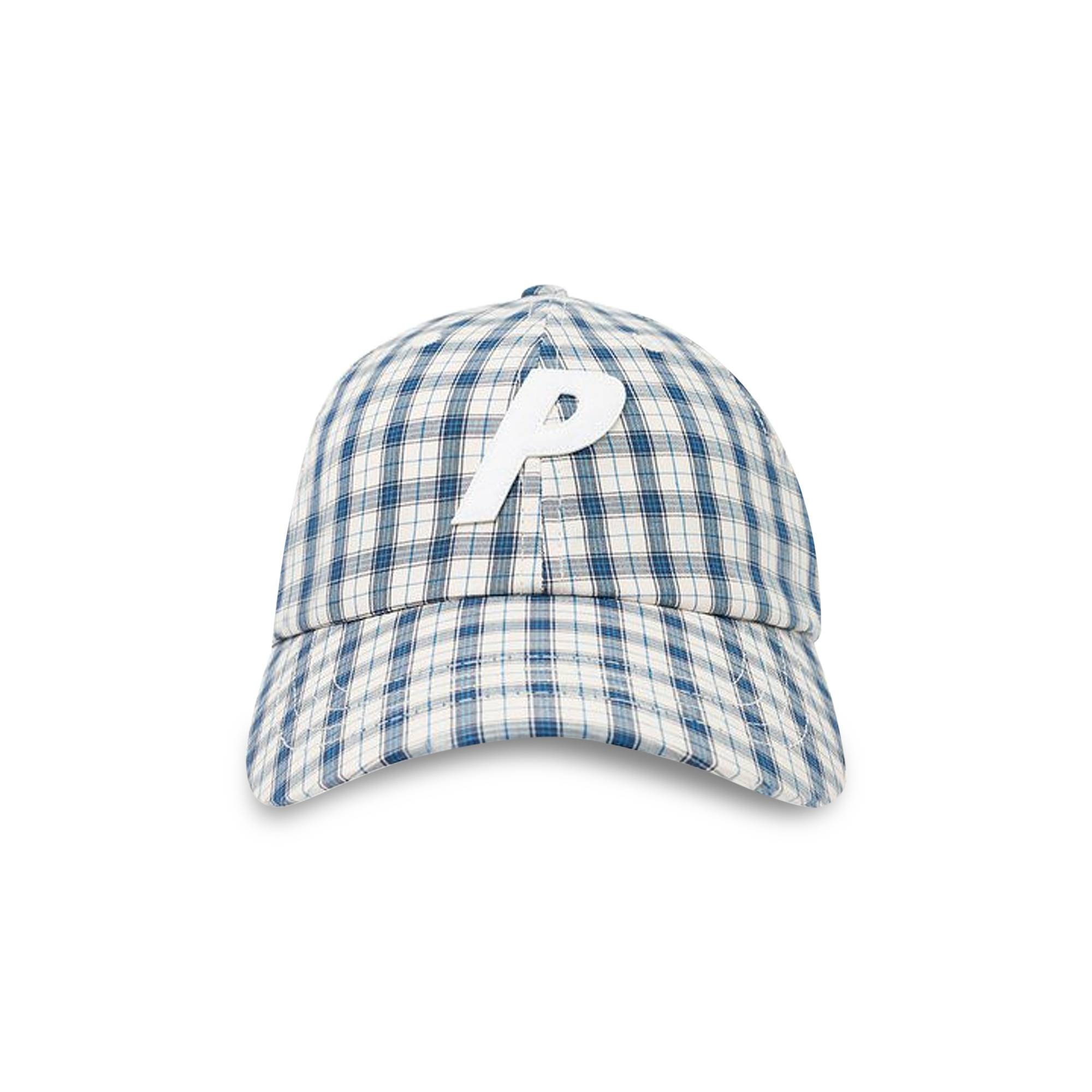 Palace Plaid P 6-Panel 'White' - 2