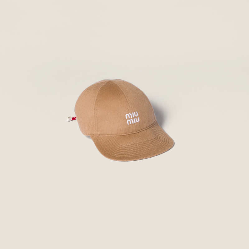 Camel-hair baseball cap 1