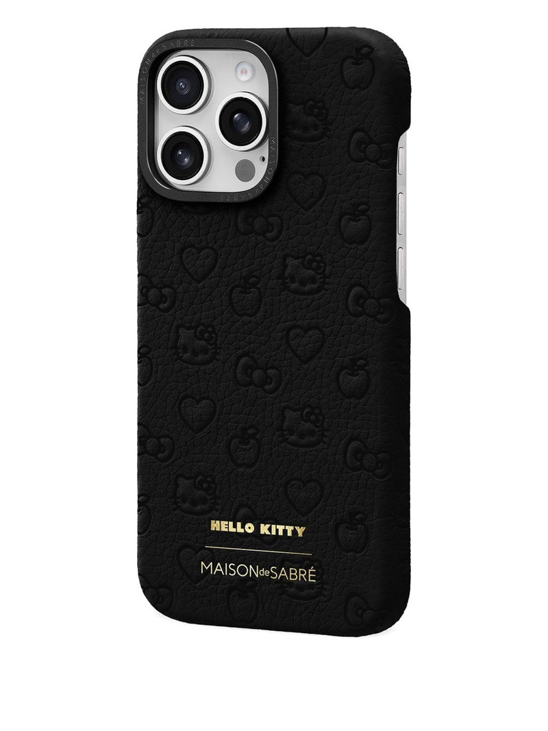 x Hellow Kitty leather iPhone 16 Pro case 4