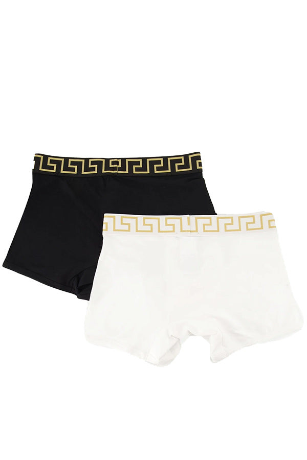 TWO-PACK LOGO-WAISTBAND BOXERS - 4