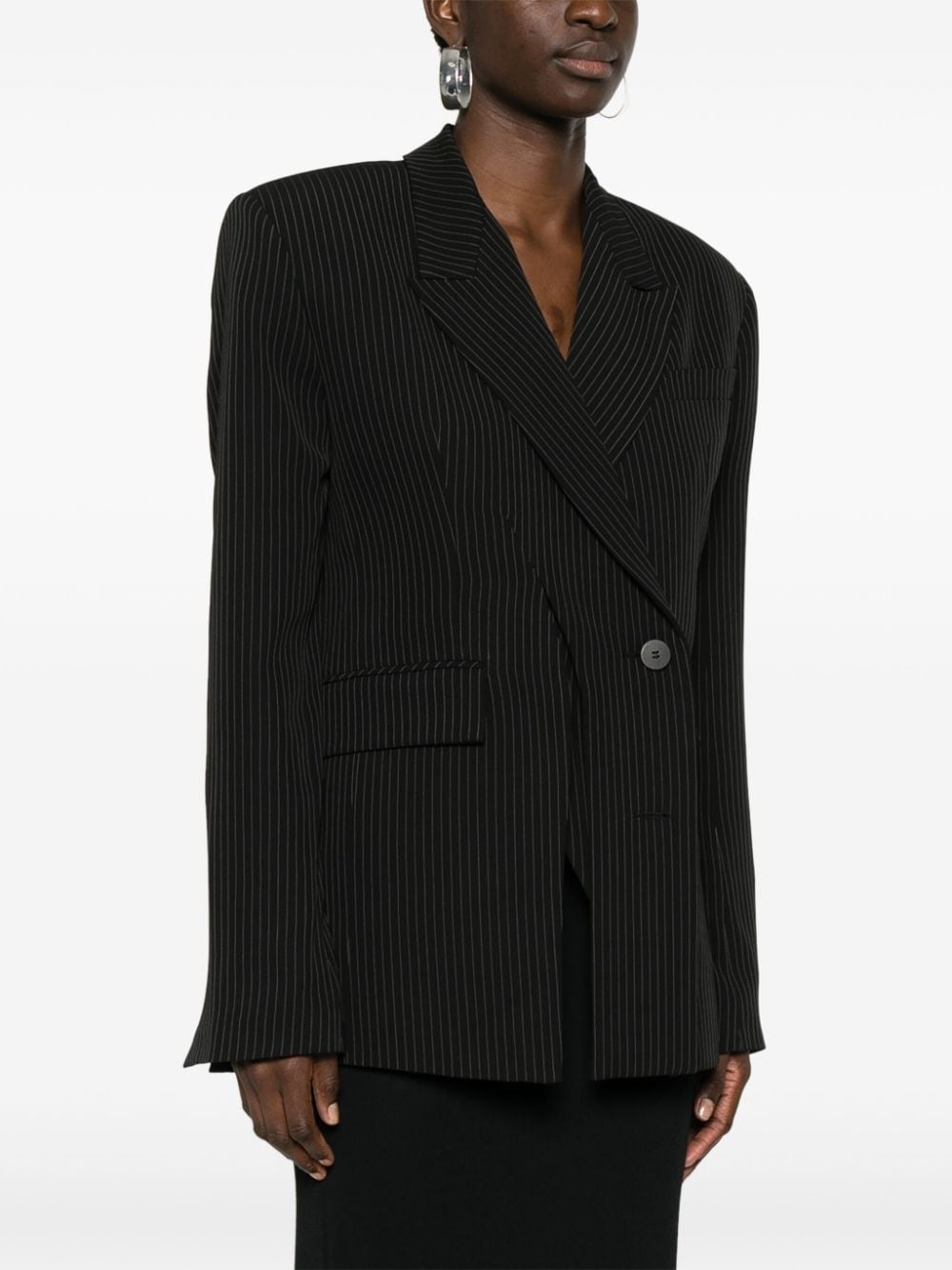 Signature Split Pinstripe blazer - 3