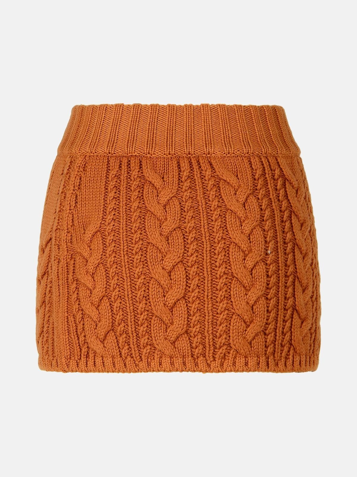 'HUES' VIRGIN WOOL MINISKIRT - 3