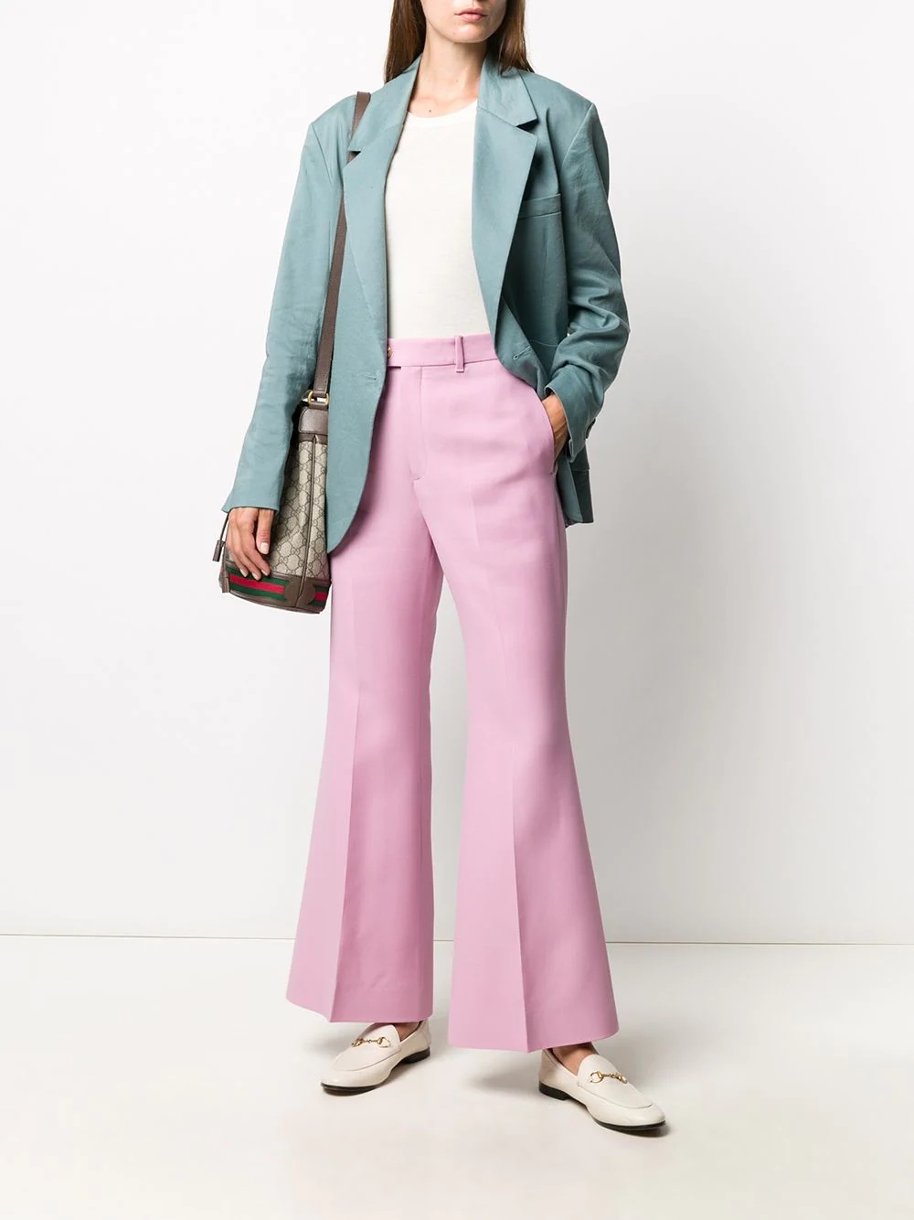 flared tailored trousers - 2