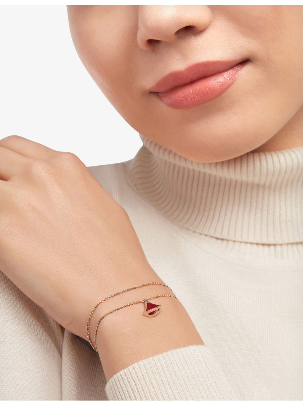 Divas Dream 18ct rose-gold and carnelian bracelet - 2