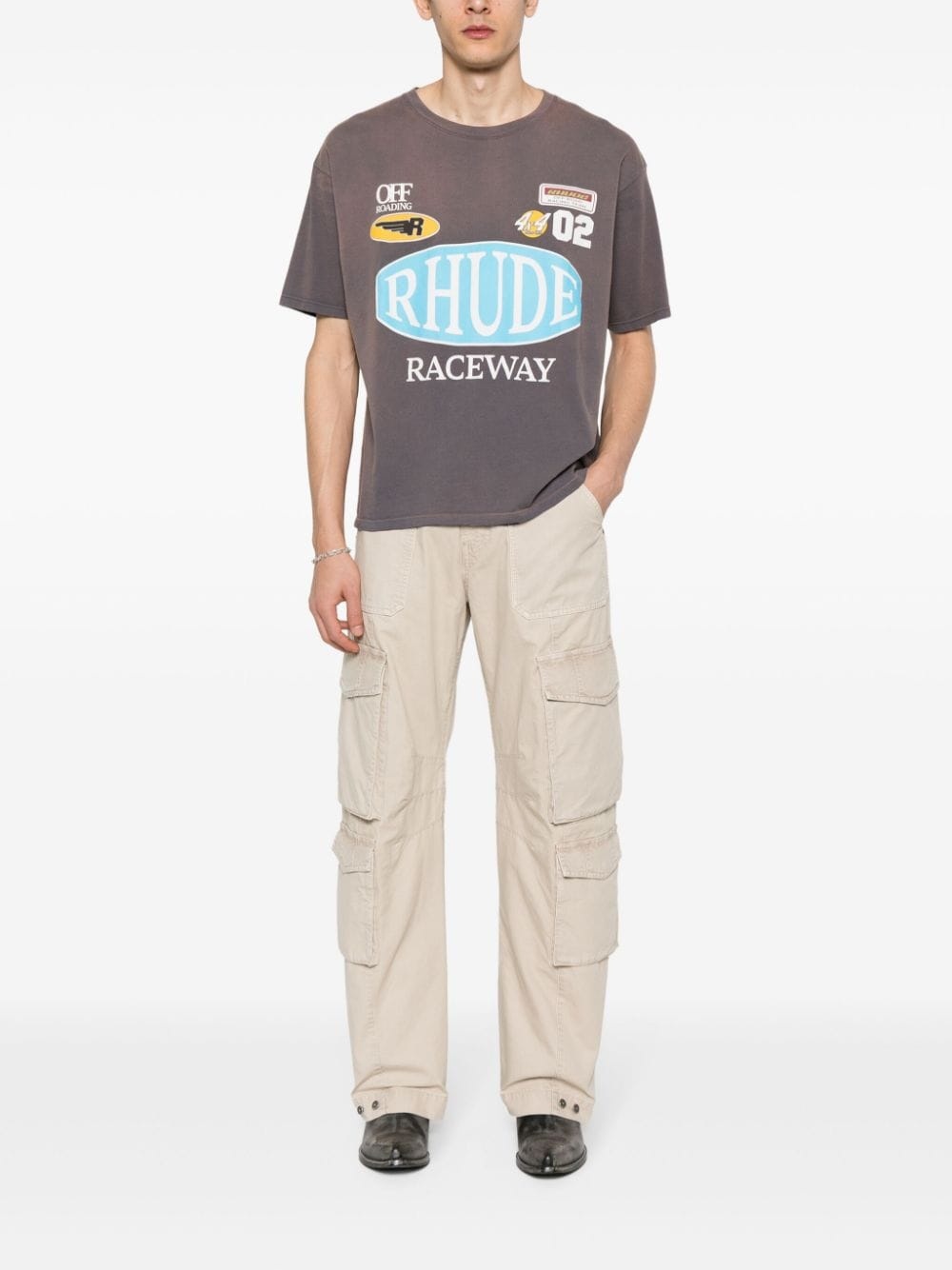 cotton cargo pants - 2