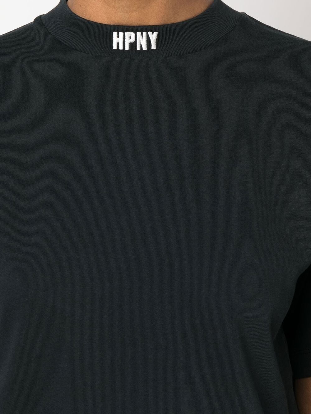 logo-embroidered organic cotton T-shirt - 5