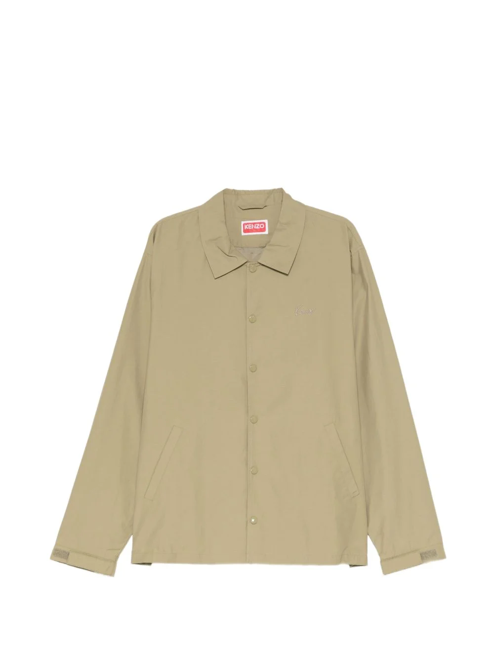 logo-embroidered jacket - 1