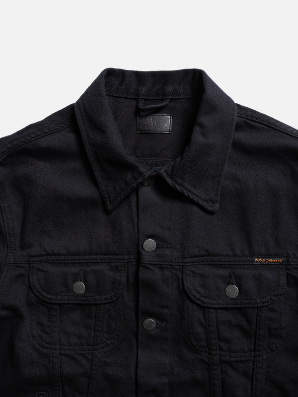Danny Rinsed Denim Jacket Black - 5