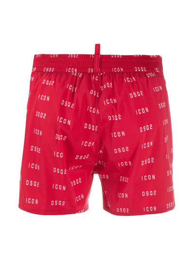 DSQUARED2 Icon-print swim shorts outlook