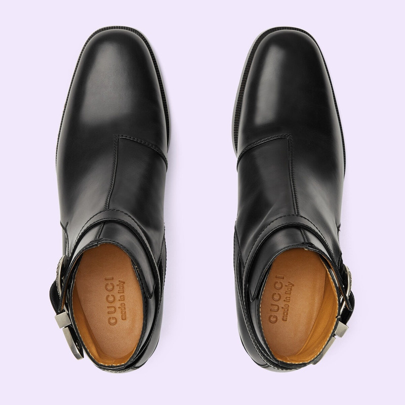 Men's ankle boot with buckle 5