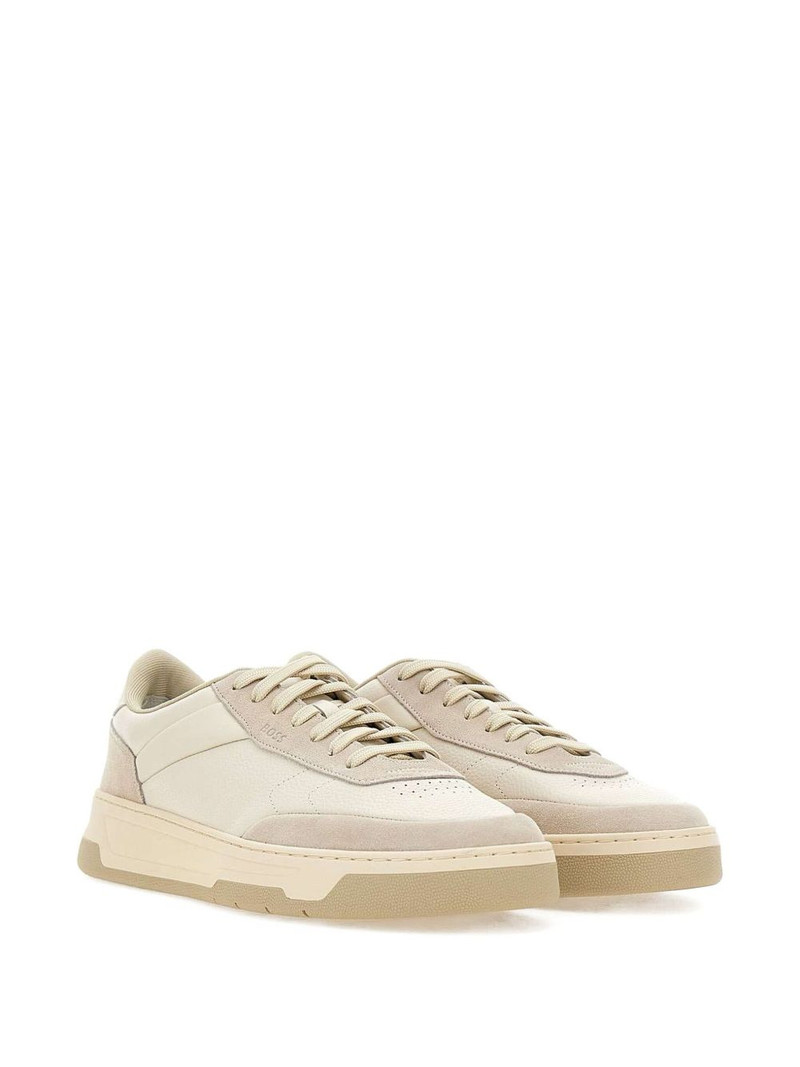 BOSS leather suede sneakers outlook
