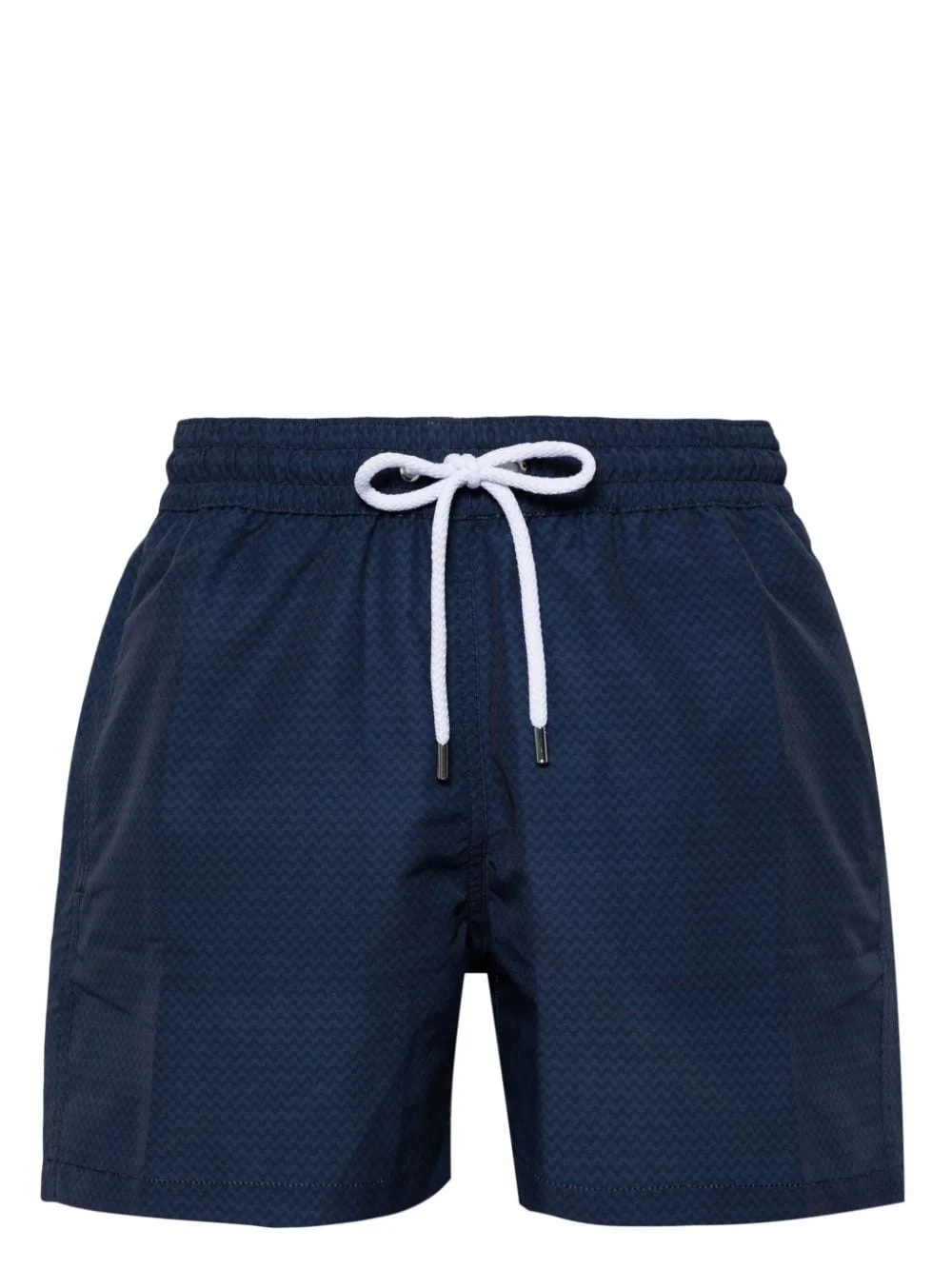 Copacabana-print drawstring swim shorts - 1