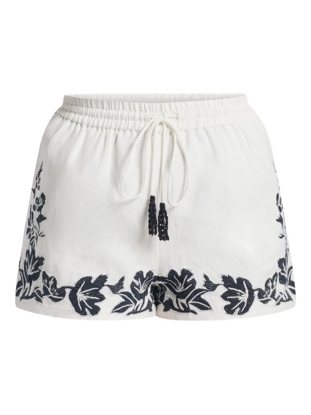 Aahi embroidered tassel shorts - 1