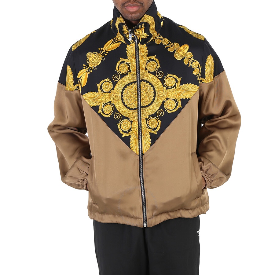 Versace Men's Baroque Print Technical Track Jacket - 3