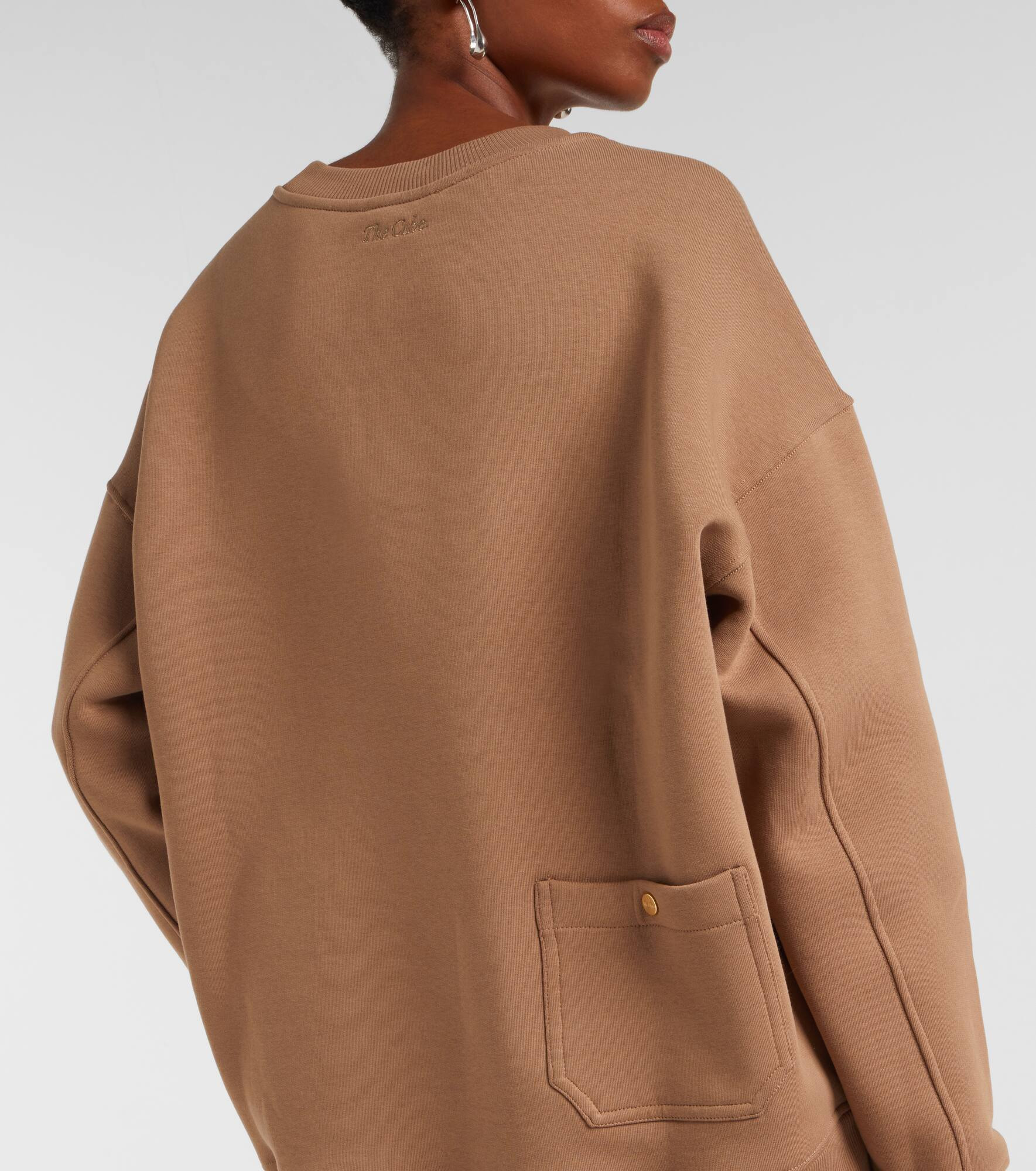 Monza cotton-blend jersey sweatshirt - 6