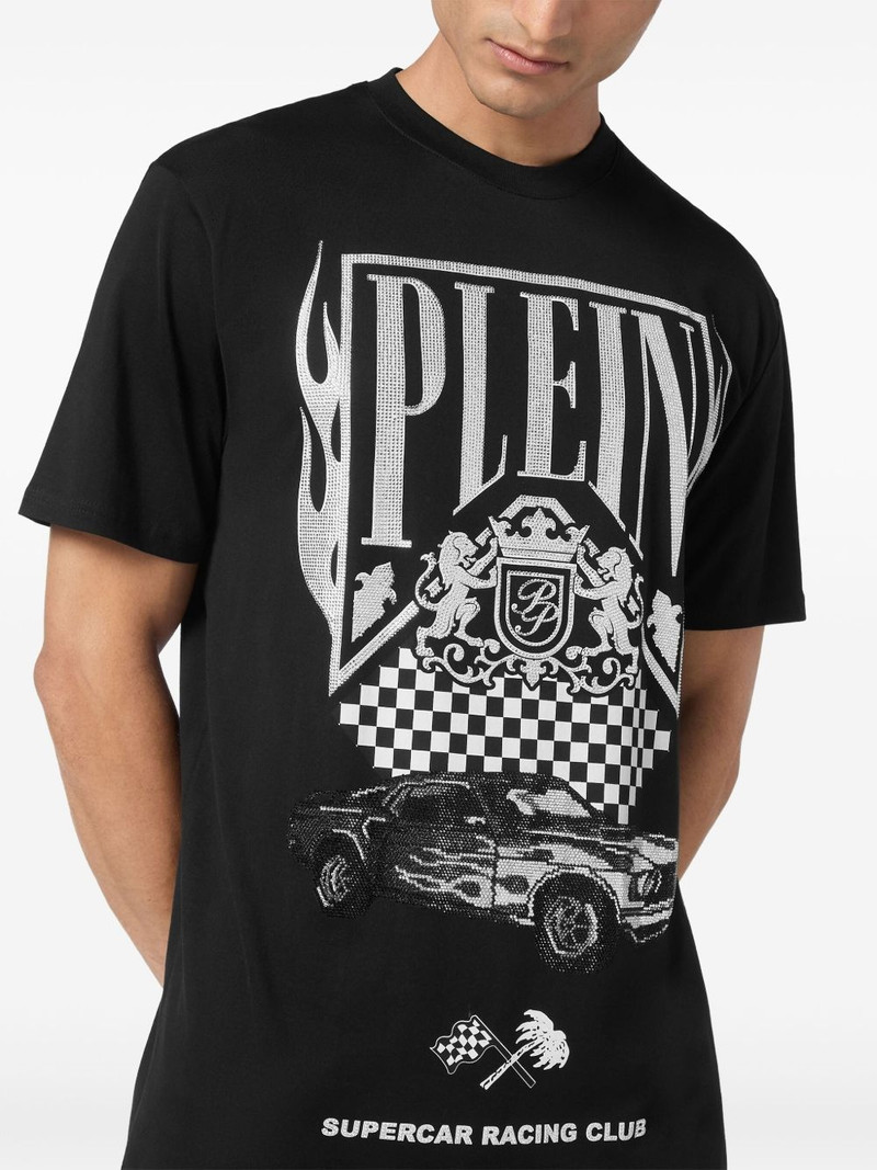Strass Flame Racing T-shirt 5