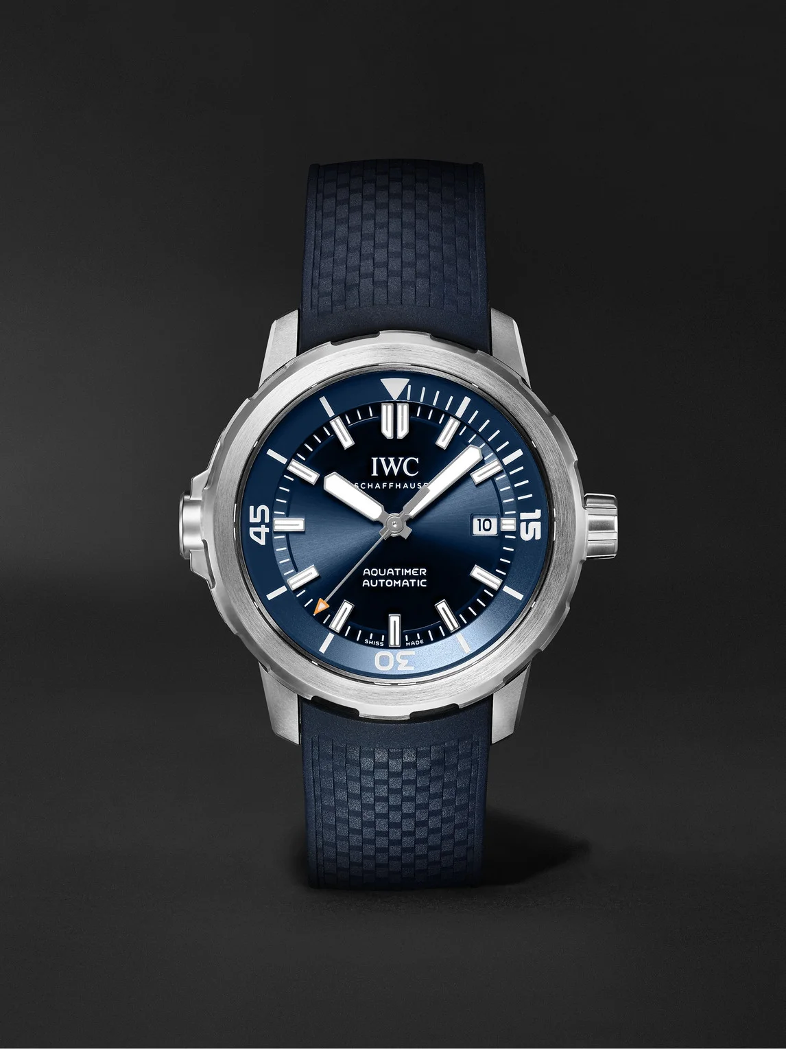 Aquatimer Expedition Jacques-Yves Cousteau 자동적인 42mm 스테인리스 및 고무 시계, Ref. 아니오. - 1