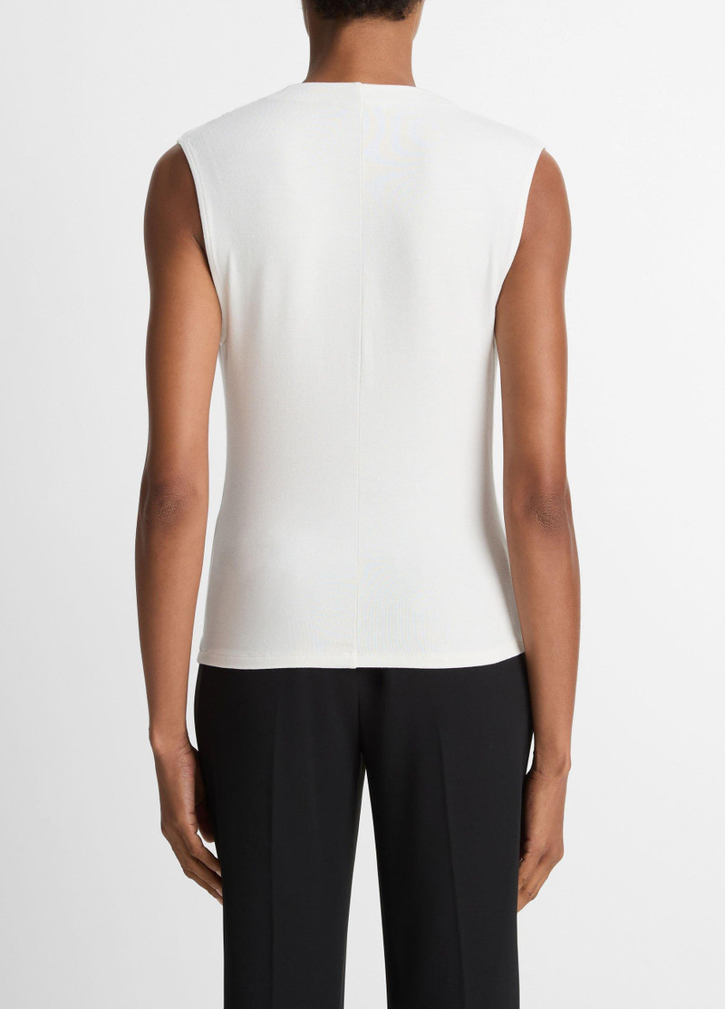 Vince Jersey Draped Cowl-Neck Top outlook