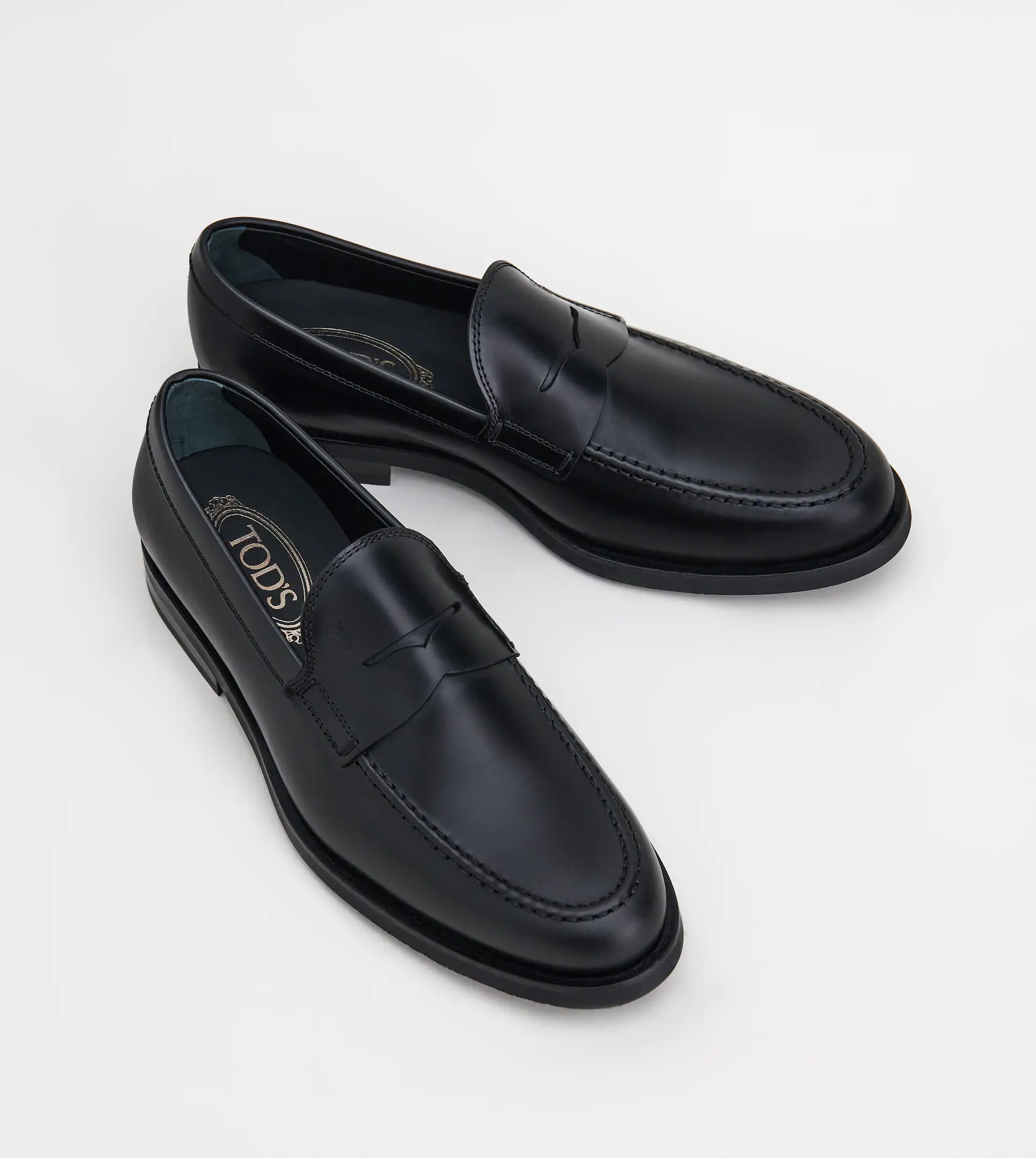 LEATHER LOAFERS - BLACK - 2