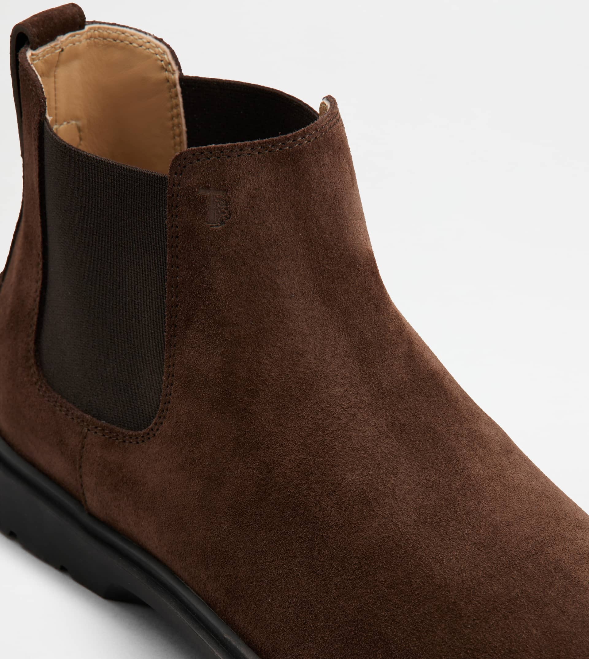 CHELSEA BOOTS IN SUEDE - BROWN - 5