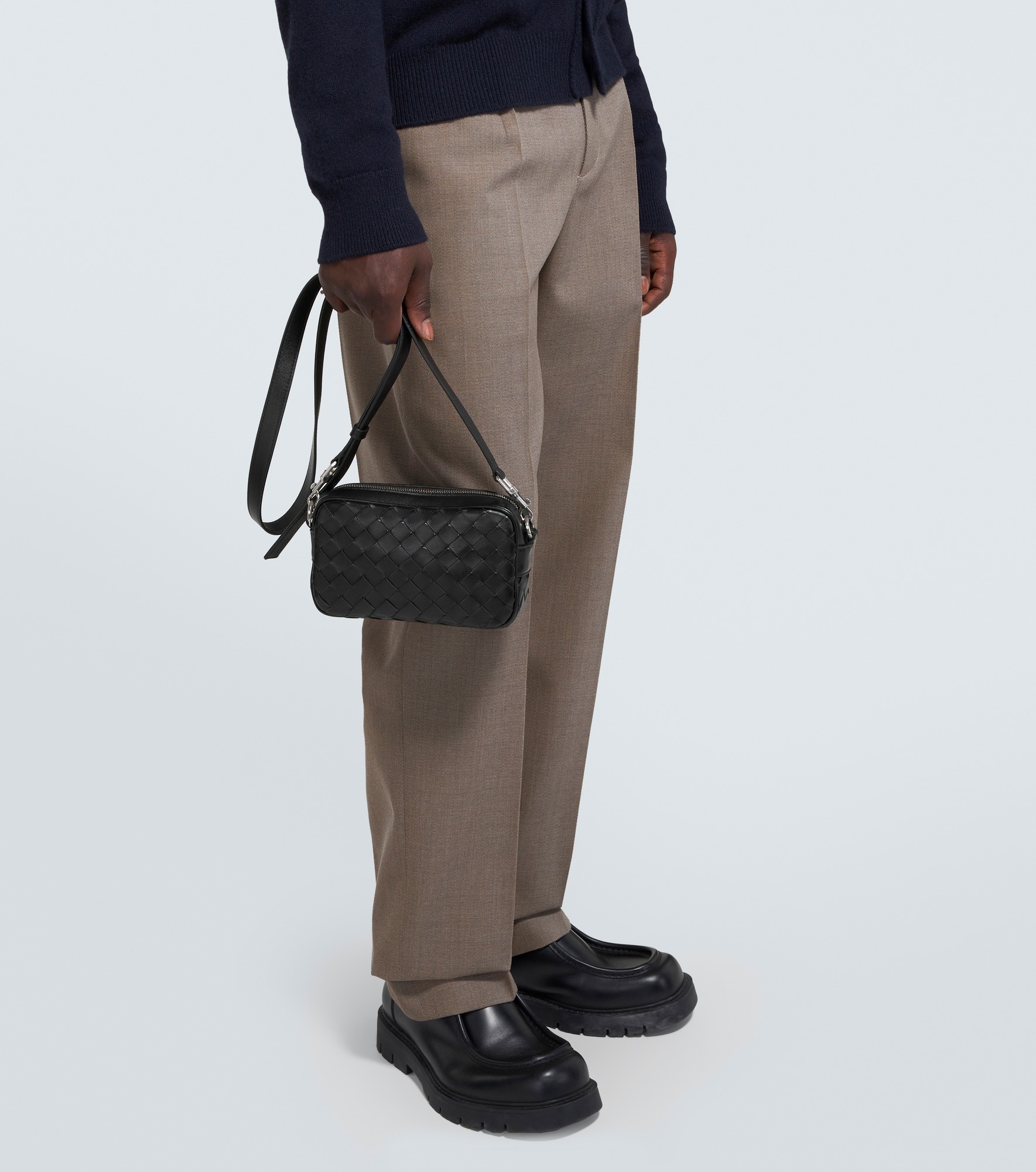 Intrecciato Mini leather crossbody bag - 2