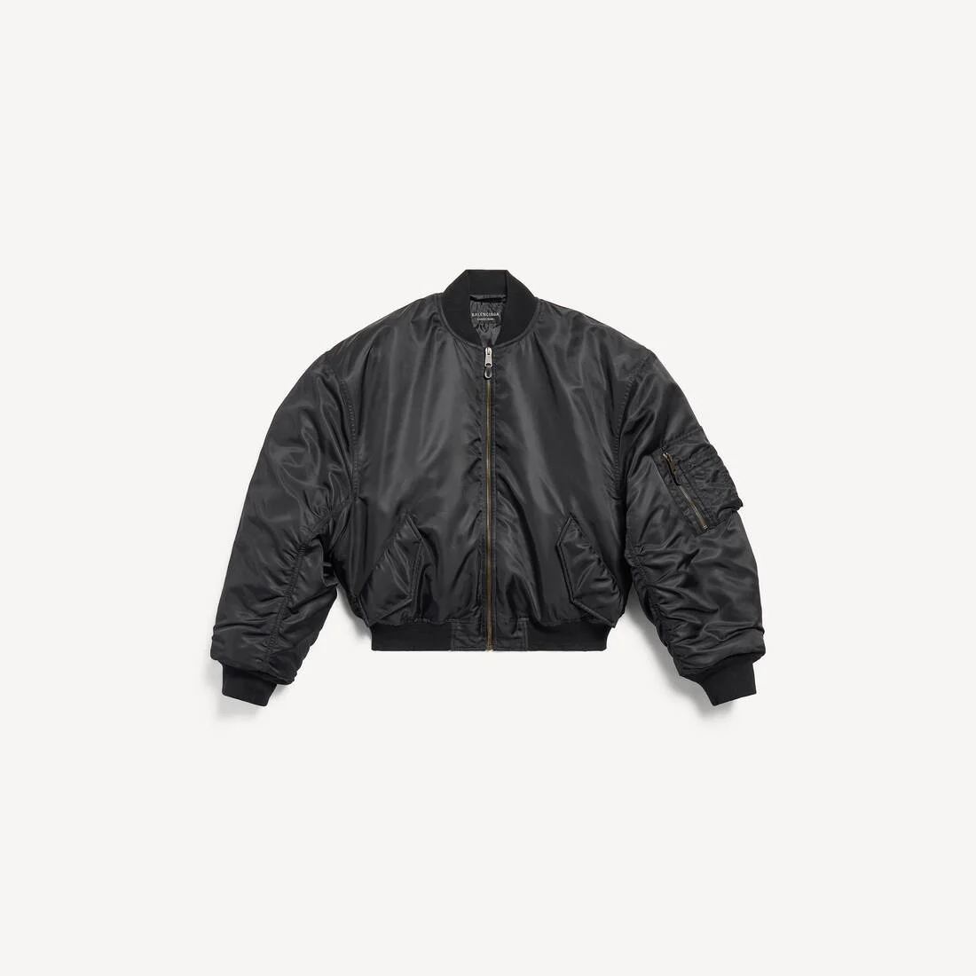 Women's Standard Bomber Jacket in Black - 1