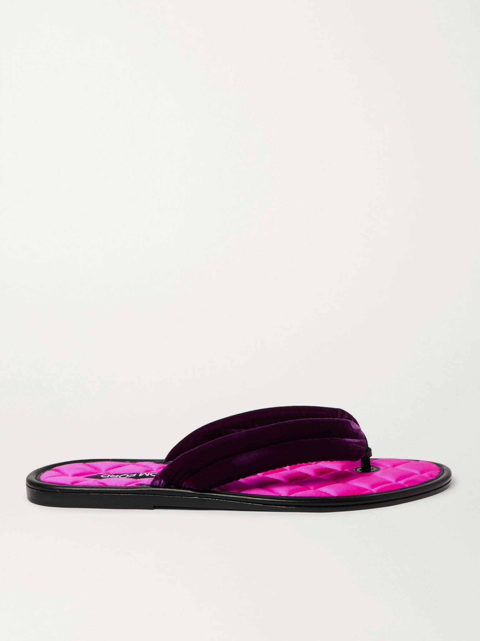 Brighton Velvet Sandals - 1