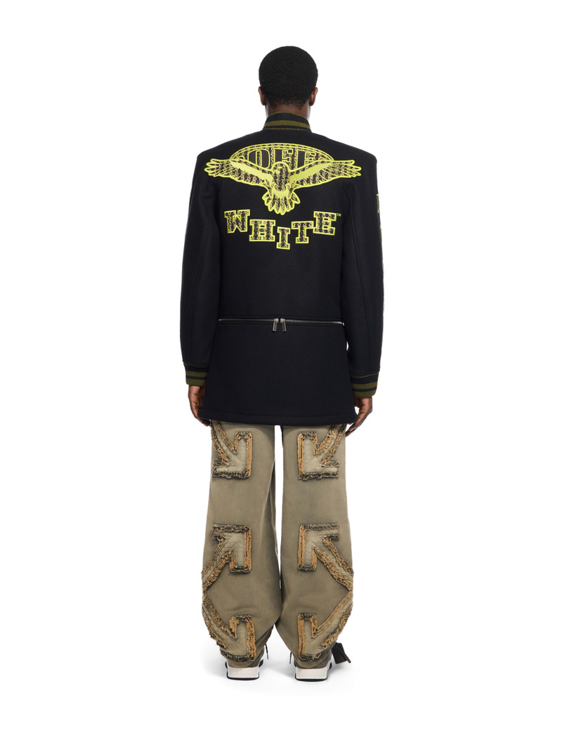 Off Eagle Twill Wo Varsity Coat 4