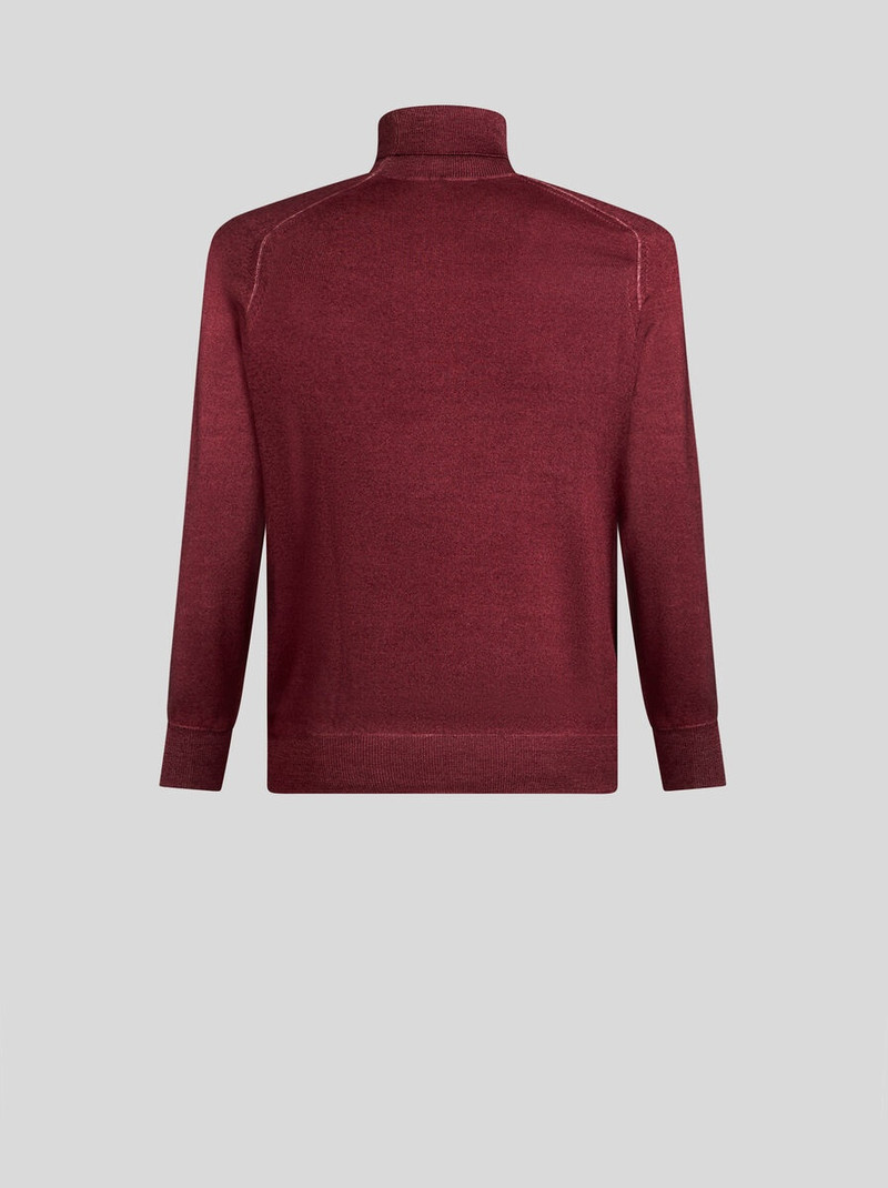 Etro WOOL TURTLENECK WITH PEGASO DETAIL outlook