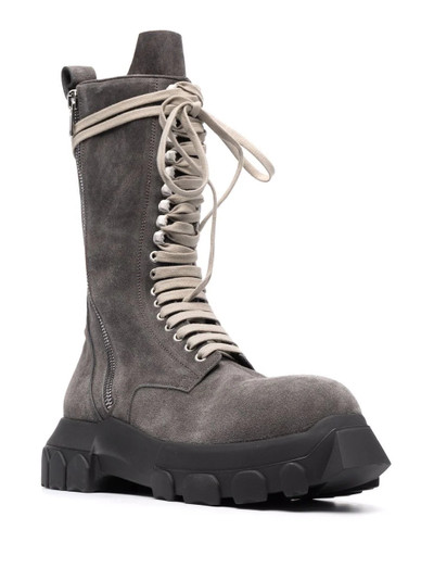 Rick Owens Tractor suede boots outlook