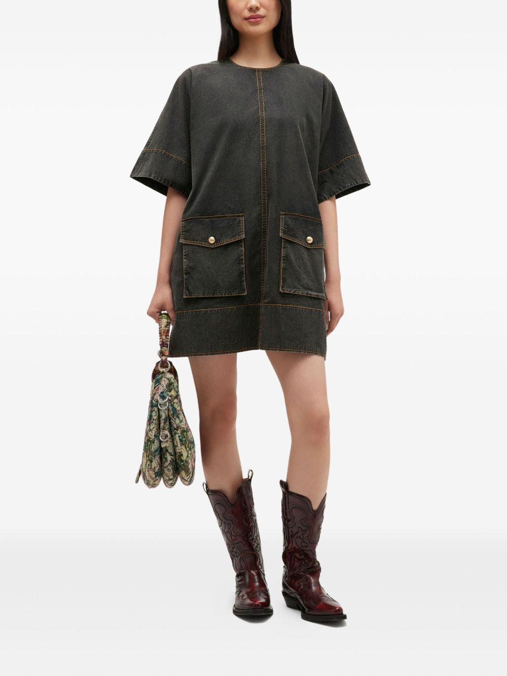 pocket-detail dress - 2