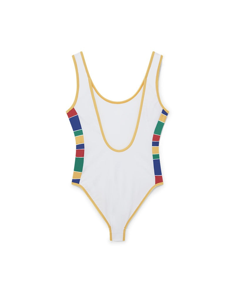 CASABLANCA 3D Monogram One Piece Swimsuit outlook
