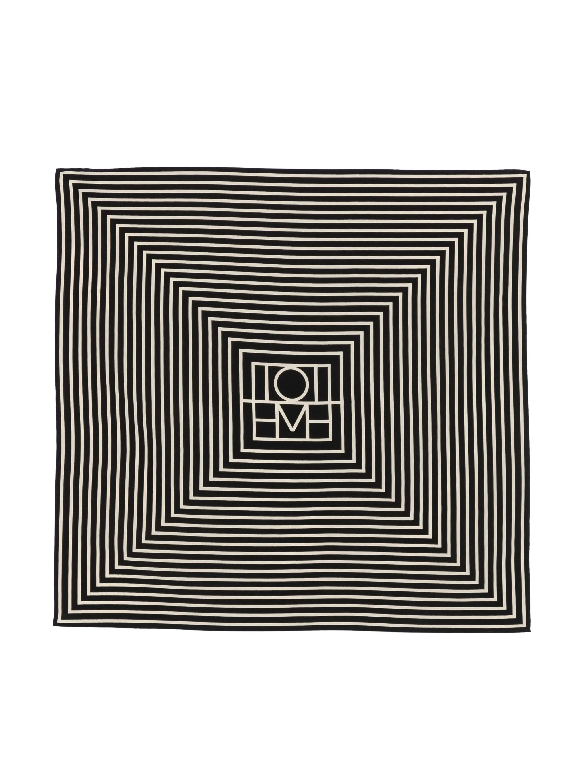 Toteme Signature Monogram Silk Scarf - 1