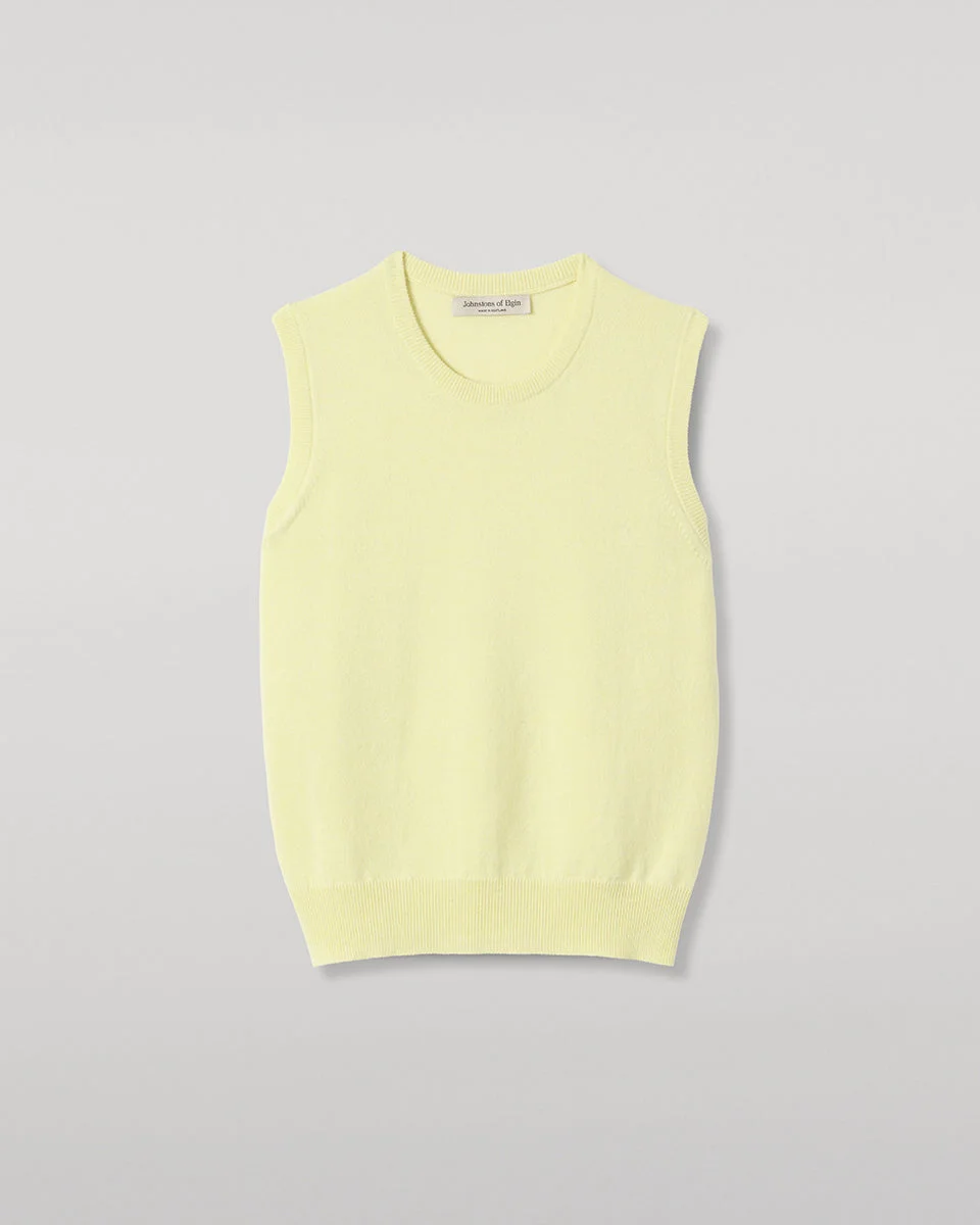 Iris Classic Yellow Cashmere Tank - 1