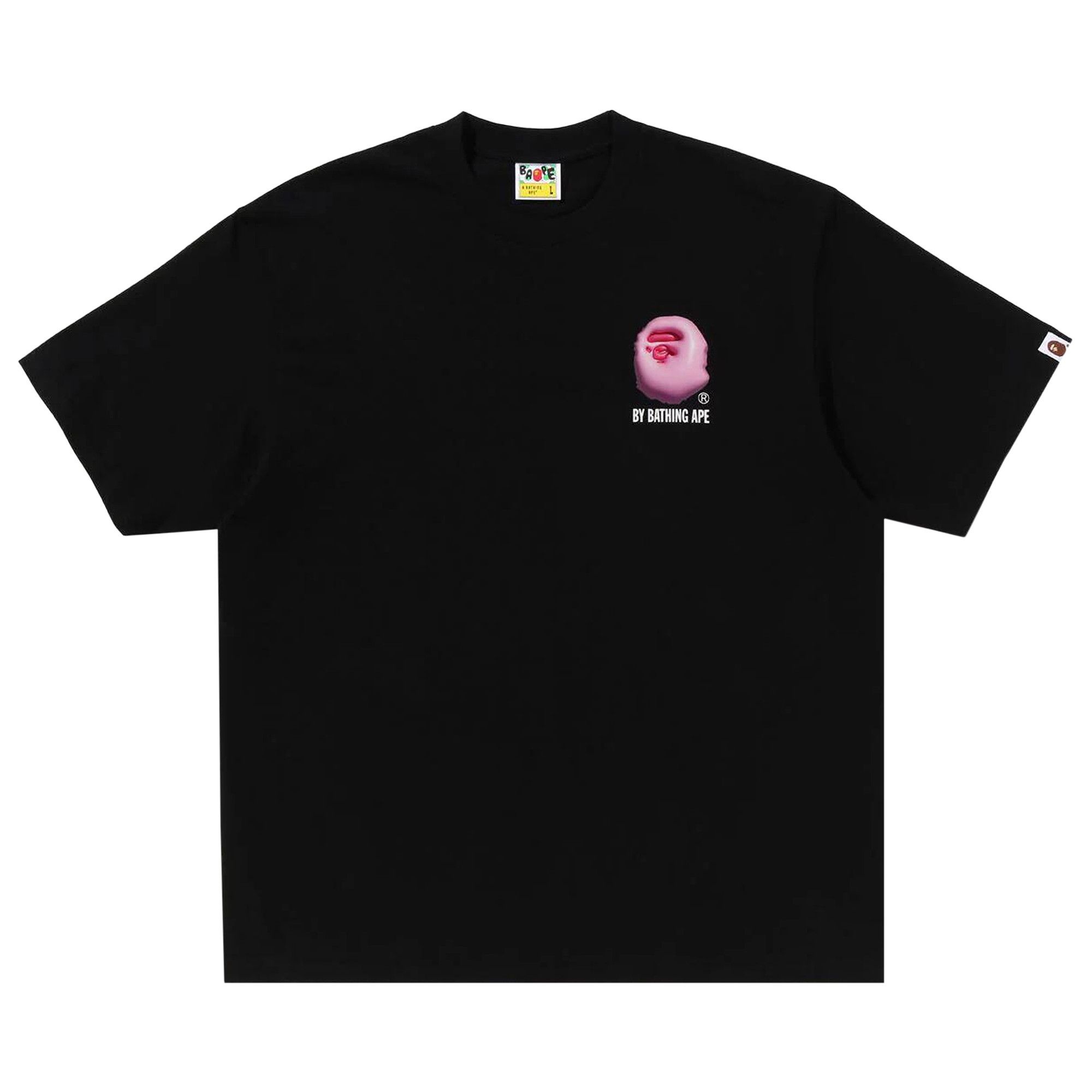 BAPE 3D Art Ape Head Relaxed Fit Tee 'Black' - 1