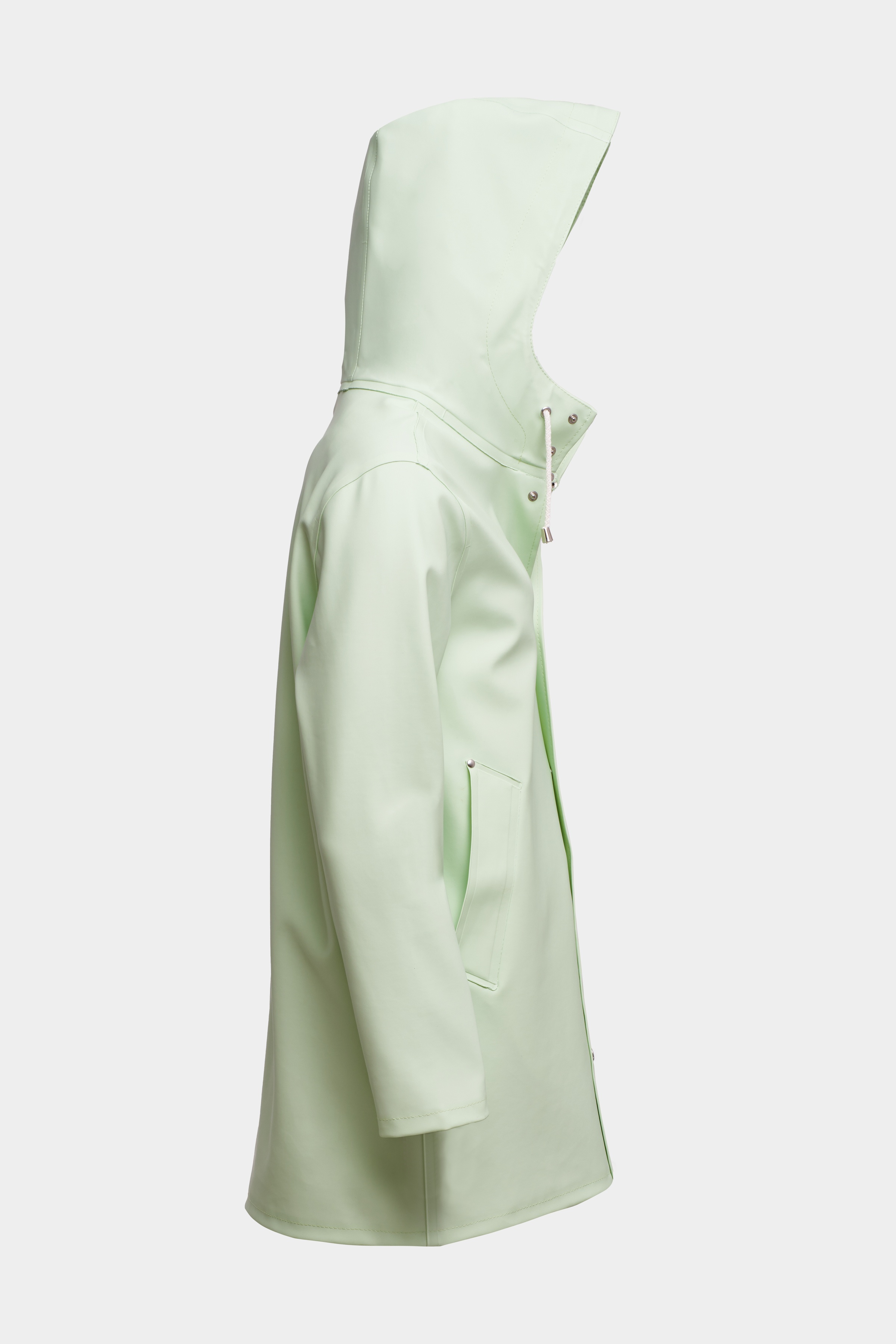 Stockholm Raincoat Seafoam Green - 5