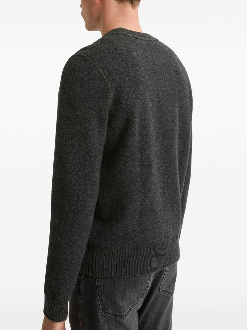 two-tone reversible knit jumper 4
